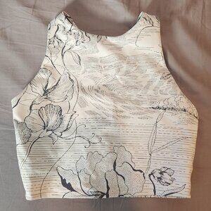 Athleta Conscious Crop sports bra D-DD, size S